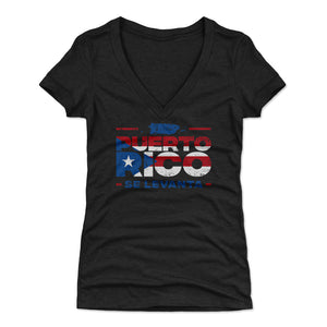 Puerto Rico Women's V-Neck T-Shirt | 500 LEVEL