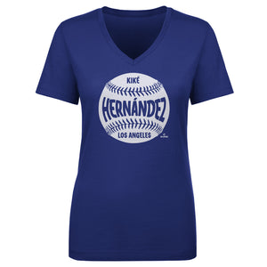 Enrique Hernandez Women's V-Neck T-Shirt | 500 LEVEL